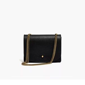 Madewell Chain Crossbody Bag in black, used but in great condition